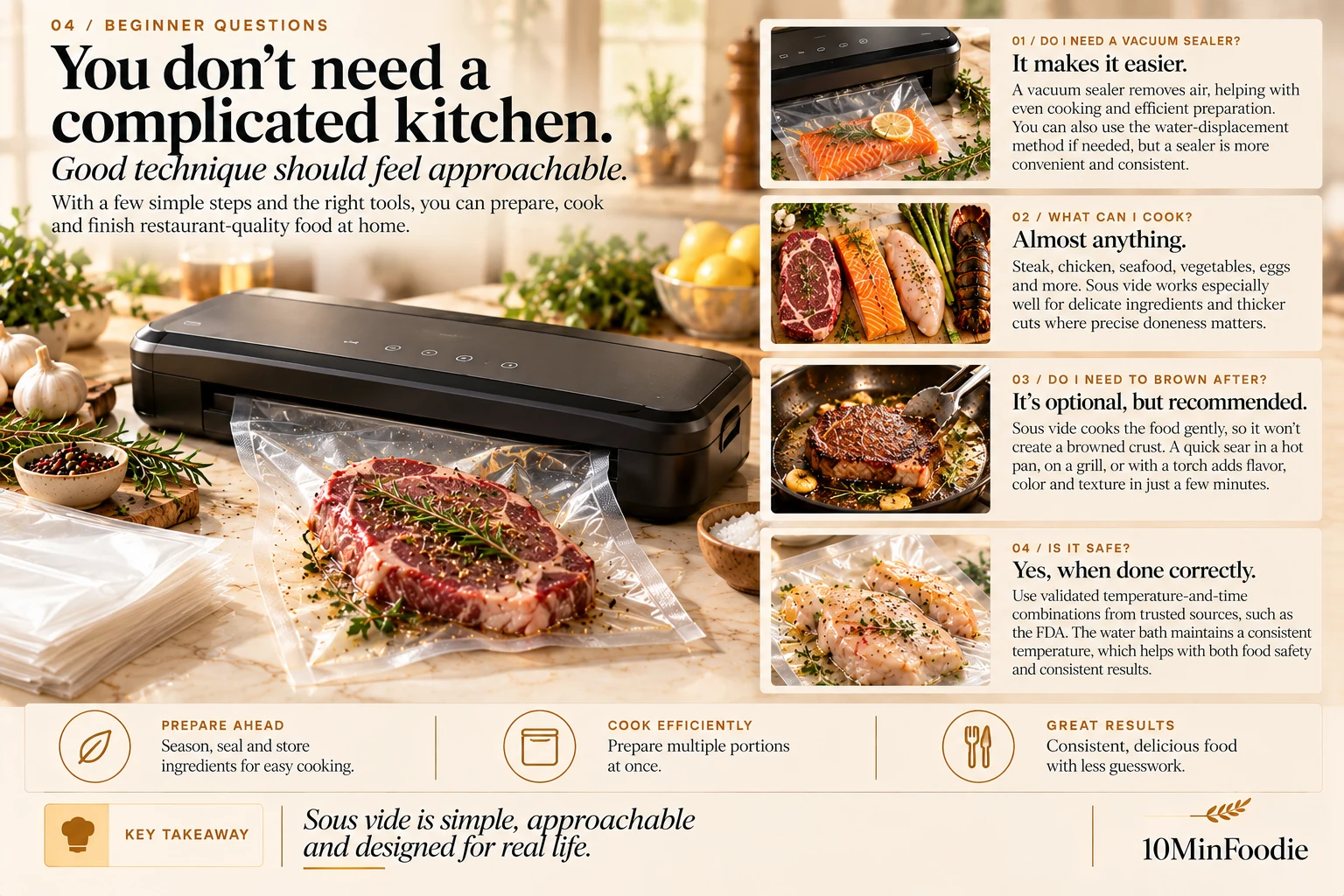 04 beginner questions — 10MinFoodie illustrated guide