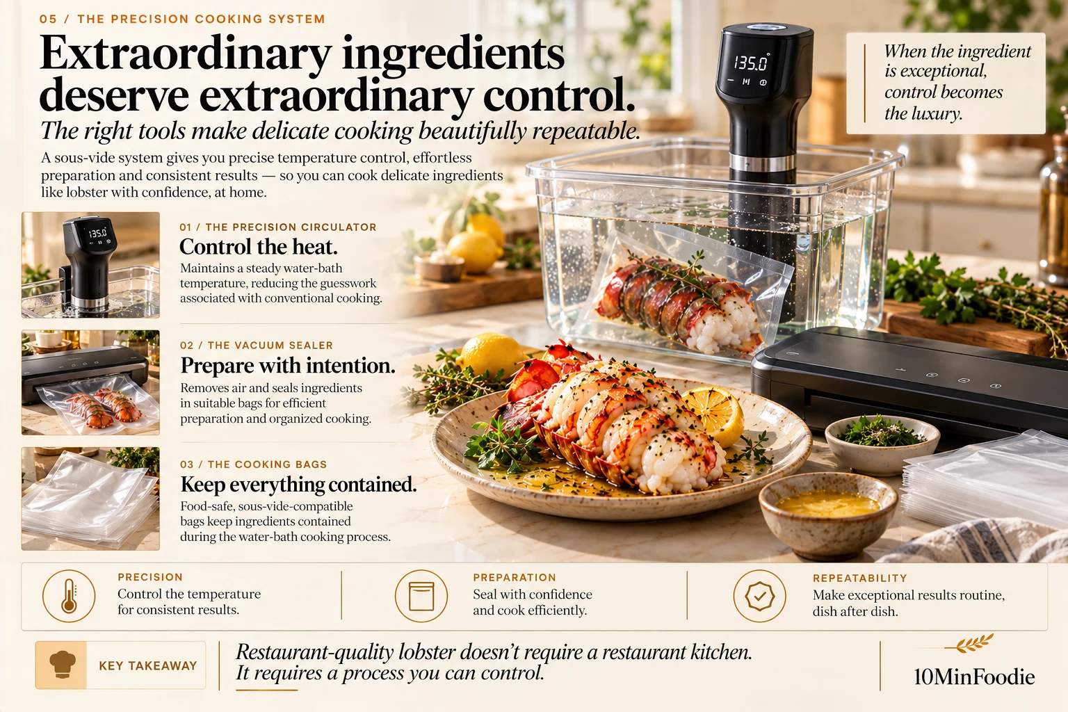 05 precision cooking system — 10MinFoodie illustrated guide